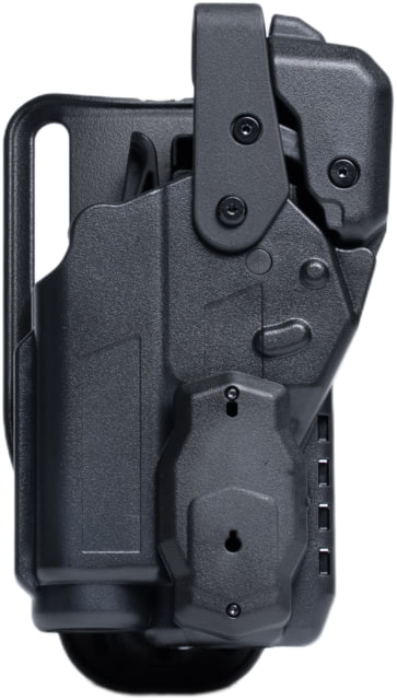 Alien Gear Holsters Rapid Force Level 3 Duty Polymer OWB Belt Holster SIG Fuse/365XMacro/365XMacro Comp Left Hand Compact Light With Axon Black - Alien Gear Holsters