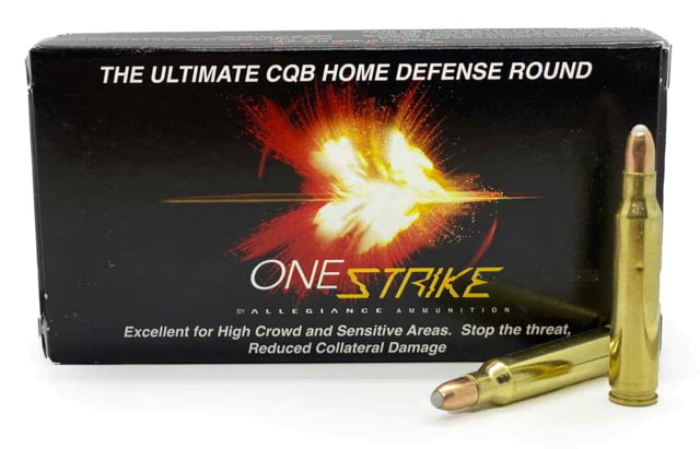 egiance Ammunition OneStrike .223 Remington 55 Grain Ballistic Tip Brass Cased Rifle 20 Rounds Ammo