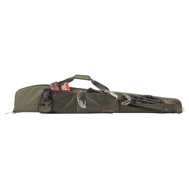 Allen Collins Ripstop Shotgun Case w/Lockable Zipper and D-ring 52in Long Foam Padding Olive - Allen