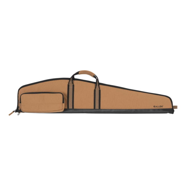 Allen Ranch Canvas Rifle Case w/Lockable Zipper and D-ring 46in Long Foam Padding/Plush Quilted Interior Tan - Allen