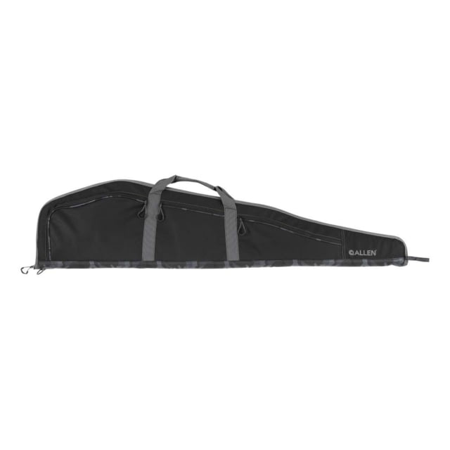 Allen Crater Synthetic Rifle Case w/Self-Healing Zipper and D-ring 46in Long Foam Padding Webbed Handles Black - Allen