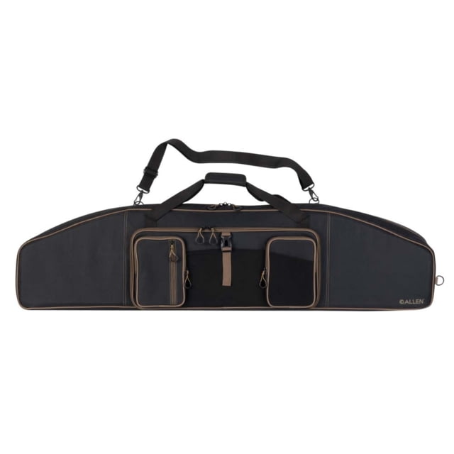 Allen Tower Double Endura Fabric Rifle Case w/Lockable Zipper 50in Length Brushed Interior Lining Adjustable Strap Carrying Handles Black