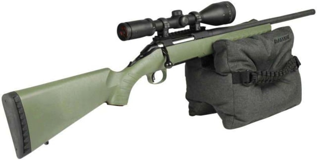 Allen Eliminator Pre Filled Bench Shooting Polyester Rest/Bag w/Cartridge Carrier Self-Tightening Surface Grip Tacky Grip Bottom Paracord Handle 12.1