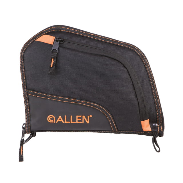 Allen Auto-Fit Handgun Case Black/Orange 9in - Allen