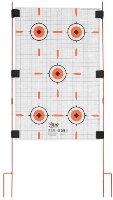 Allen Company EZ Aim Stow-N-Go Target Stakes, 52in, Includes 6 Aligator Clips, Orange, 15828 by USA Allen Shooting Targets