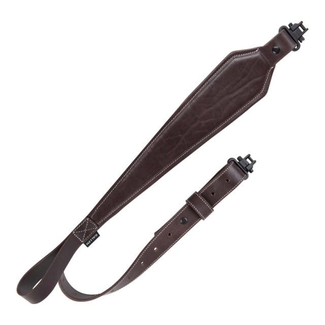 Allen Heritage Plain Dark Leather Rifle Sling Mahogany