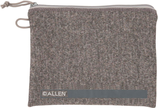 Allen Lockable Handgun Storage Pouch Full Size Handgun 7 x 9in Gray