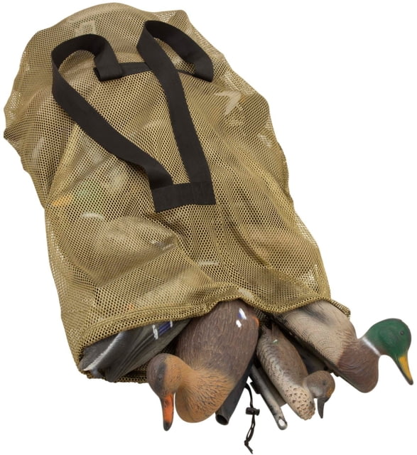 Allen Mesh Decoy Bag Fits 24 Standard Duck Decoys Olive Green 30 in x 52 in - Allen