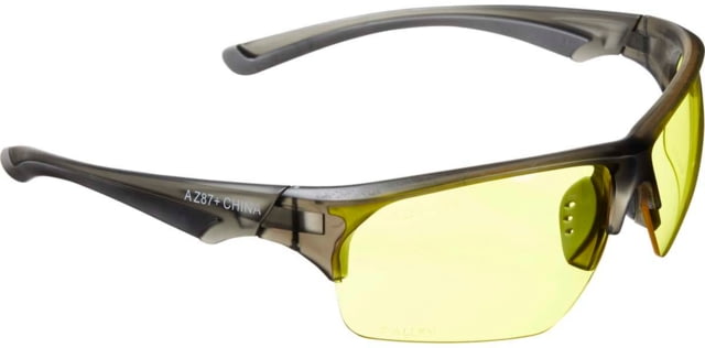 Allen Outlook Shooting Safety Glasses Smoke Frame Yellow Lenses One Size - Allen Company