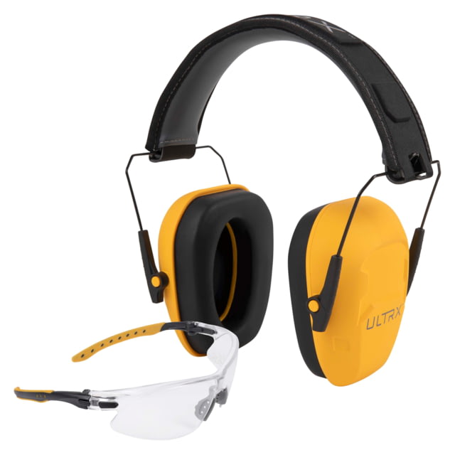 Allen Ultrax Shield Ear & Eye Protection Combo Yellow - Allen