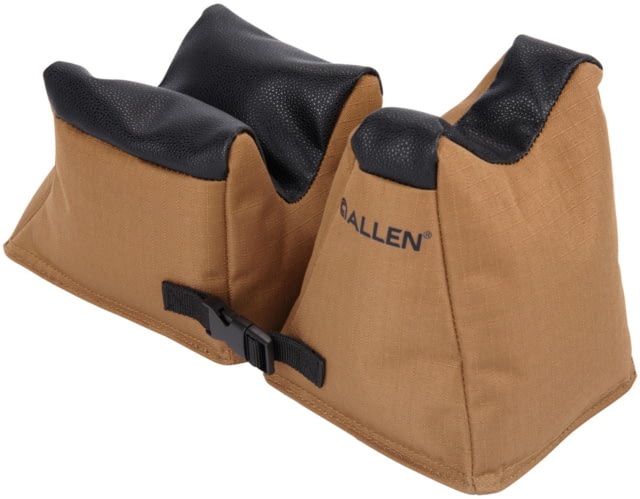 US Allen X-Focus Shooting Rest Combo Prefilled Front And Rear Bag, Polyester, Coyote with Black Accents, 18411 Tech Data