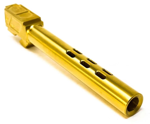 DEMO Alpha Shooting Sports 9mm Match Grade Crowned Ported Barrel for Glock G34 5in 1-10 TiN ALPG349MMTINCP - Alpha Shooting Sports