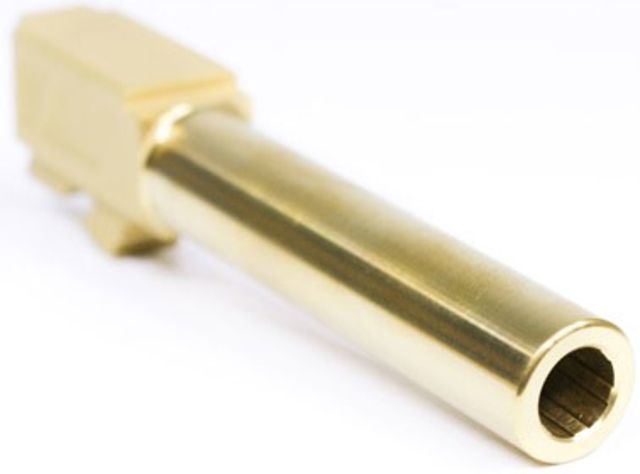USED Alpha Shooting Sports ALPHA G19 9MM Match Grade Barrel 4in Gold ALPG199MMTIN - Alpha Shooting Sports