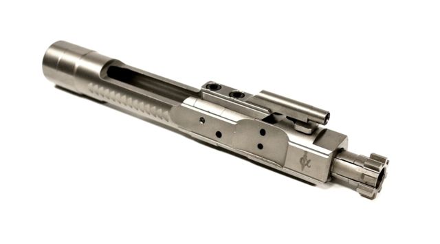 Alpha Shooting Sports ALPHA Premium 5.56 V2 Bolt Carrier Group BCG NiB Plated Silver - Alpha Shooting Sports