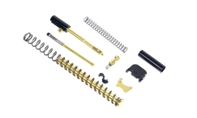 Alpha Shooting Sports ALPHA TiN G17 Super Duty 9mm Slide Completion Kit w/ TiN Guide Rod TiN - Alpha Shooting Sports
