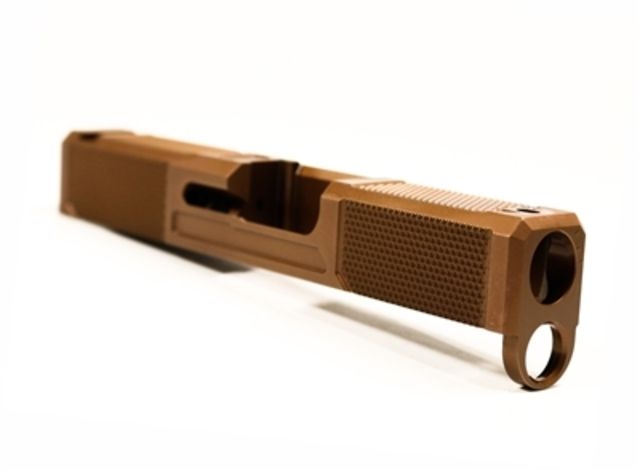 Alpha Shooting Sports ALPHA V5.2 G43 Executive Carry Pistol Slide - TiAlCN Rose Gold - Alpha Shooting Sports