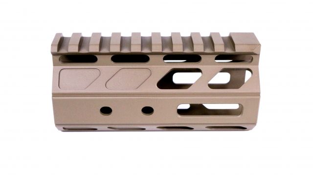 Alpha Shooting Sports AR15 M-LOK Handguard 4in Flat Dark Earth - Alpha Shooting Sports