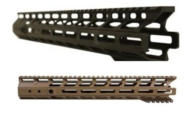 Alpha Shooting Sports AR15 Pitch Fork Handguard, 9.5in, Flat Dark Earth, ALP9MLFDEPF by USA Alpha Shooting Sports AR15 Gun Handguards & Forends