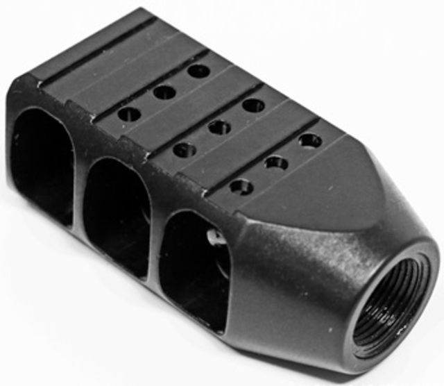 Alpha Shooting Sports Colossal Comp 5.56 1/2-28 Thread Black - Alpha Shooting Sports