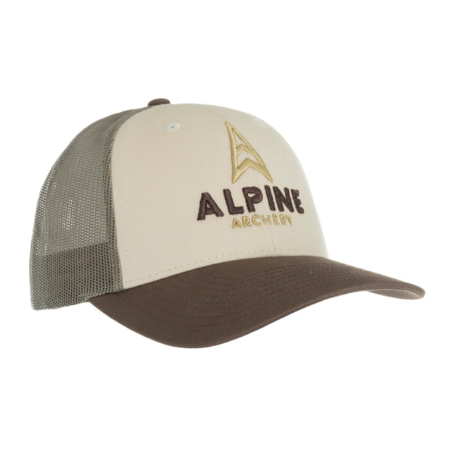 Alpine Archery Low Pro Trucker Cap - Men's Brown/Loden/Tan One Size