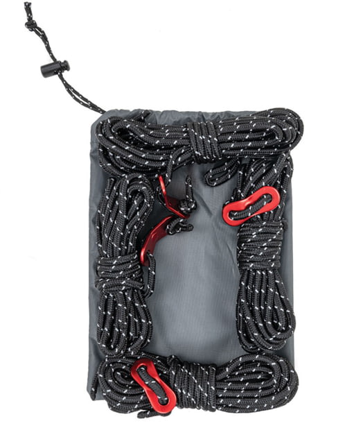 ALPS Mountaineering 4mm Guy Lines 4-pack Black