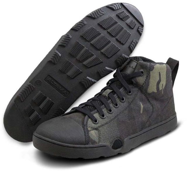 Altama Maritime Assault Mid Tactical Boot - Mens Black Multicam 14