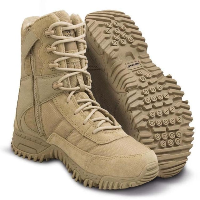 Altama Vengeance 8in Slip Resistant Side-Zip Boot - Mens, 10, Tan, 305302-10.0-W