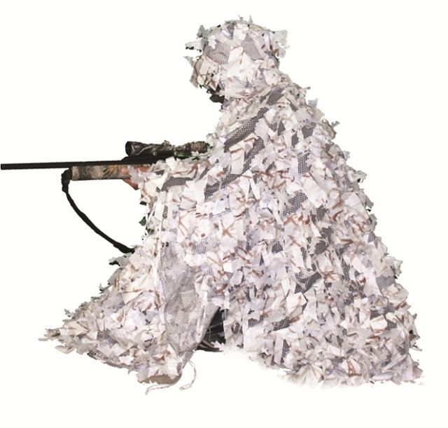 Altan Ambush Snow Leaf Cover Poncho Snow Camo One Size - Altan