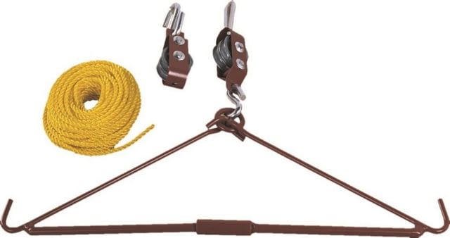 Altan Gambrel & Hoist Lift 24in Width 500 lbs Capacity Brown - Altan
