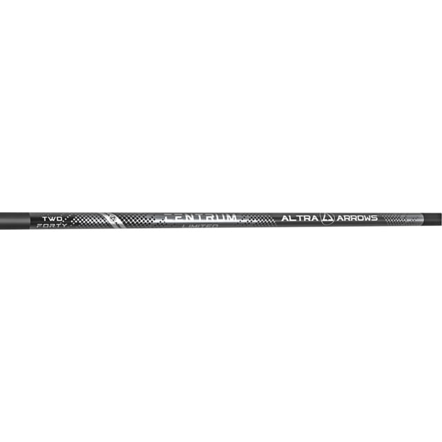 Altra Arrows Centrum 246 Limited .003in Shafts 350 Black 1 Doz