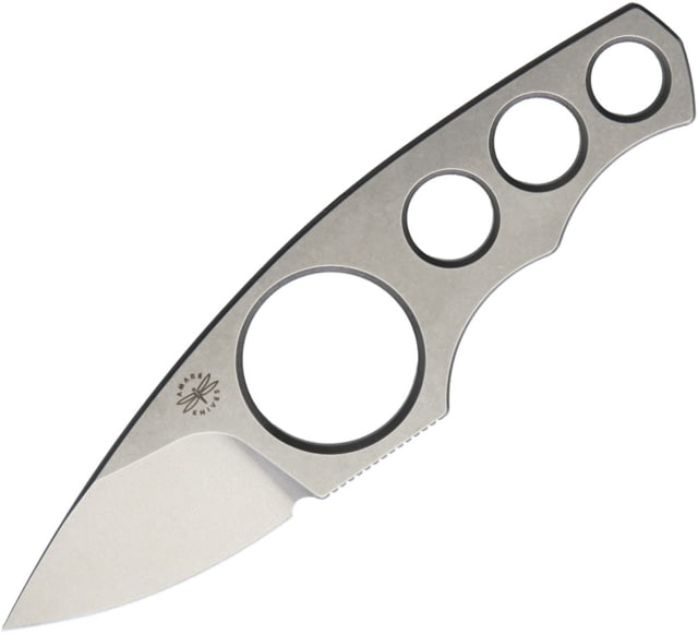 Amare A-MAX Fixed Blade SW Knife 1.88" stonewash finish 14C28N Sandvik stainless bl One-piece construction - Amare
