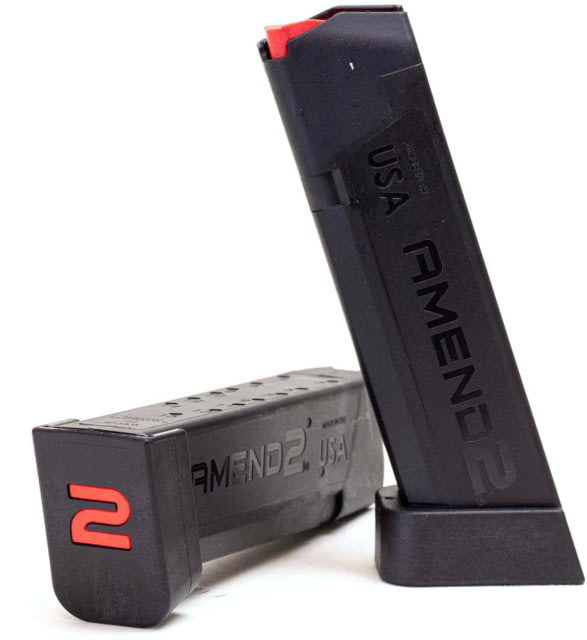 nd2 A2-17 Pistol Magazine Glock 17 9mm Luger 18 Round Black 1 Pack Polymer 18RD Ammo