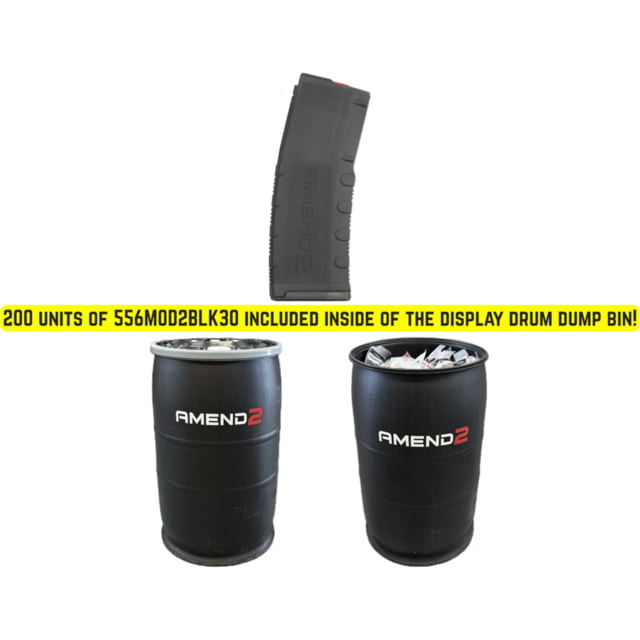 200 Mags & 30GAL Drum Black 30 Ammo