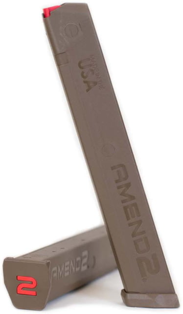 nd2 A2-Stick Glock Double Stack Pistol Magazine 9mm Luger 34 Round Flat Dark Earth 1 Pack Polymer 34RD Ammo