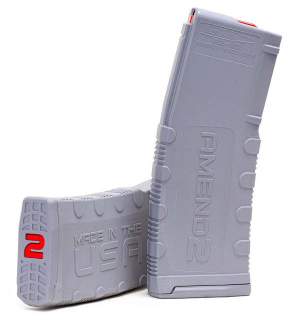 nd2 Mod-2 Rifle Magazine AR-15/M4/M16 5.56x45mm NATO/.223 Remington 30 Round Gray 1 Pack Polymer 30RD Ammo
