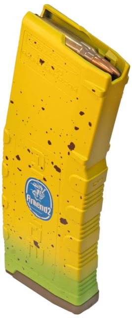 nd2 Banana Mod-2 Magazine AR-15/M4/M16 5.56x45mm NATO/.223 Remington 30 Round Yellow 1 Pack Polymer 30RD Ammo