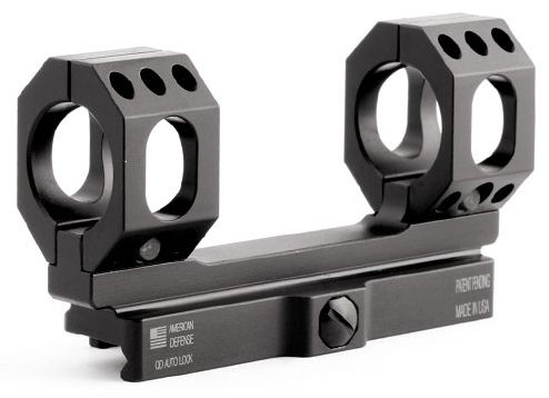 American Defense Manufacturing AD-SCOUT-S Scope Mount Tactical Lever Black 1in AD-SCOUT-S 1 TAC - American Defense Manufacturing