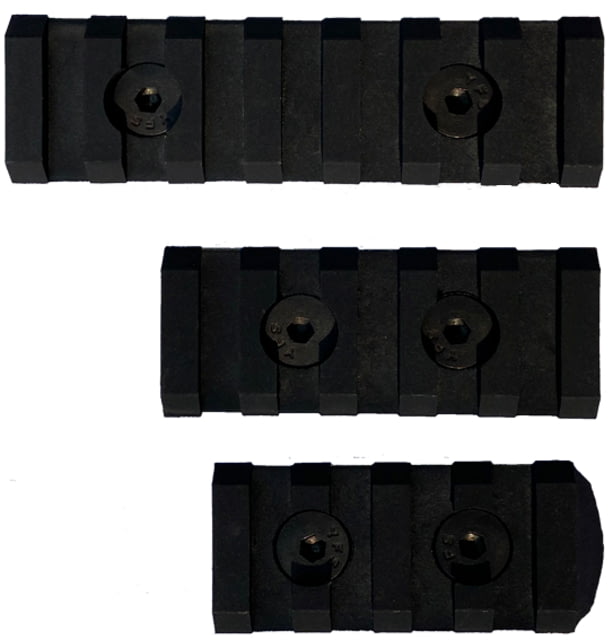 American Built Arms Company Polymer Picatinny Rails M-LOK Combo Pack 4 5 7 Slot Black - American Built Arms Company