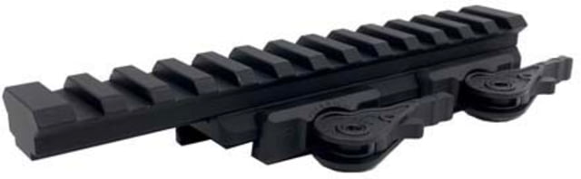 American Defense Manufacturing AD XLR Riser Red Dot Mount Titanium Lever Black