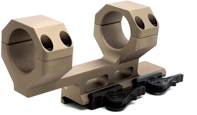 American Defense Manufacturing AD-DELTA-C-H Scope Mount 1.93in NV Height Titanium Lever 34mm Ring Size Flat Dark Earth - American Defense Manufacturing