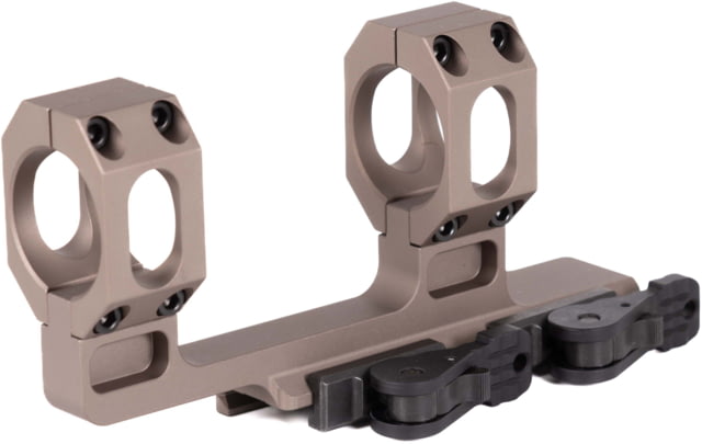 American Defense Manufacturing AD-RECON-H AR-15 1-Piece 2in Offset Riflescope Mount Tactical Lever Flat Dark Earth 40mm AD-RECON-H 40 TAC R FDE - American Defense Manufacturing