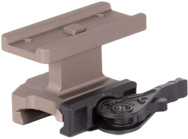 American Defense Manufacturing Aimpoint Lightweight T1/T2 1/3 RD COWITNESS Lightweight M5 Titanium Lever Red Dot Mount Flat Dark Earth - American Defense Manufacturing