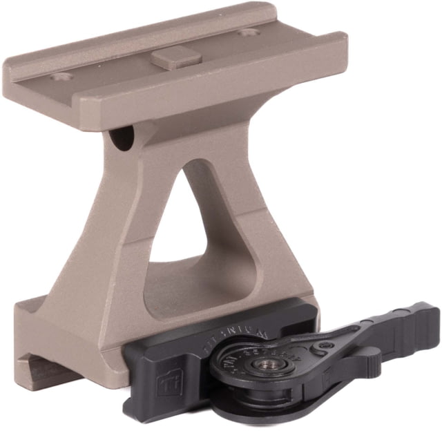 American Defense Manufacturing Aimpoint T1/T2/CompM5 QD Mount HV Height Titanium Lever Flat Dark Earth - American Defense Manufacturing