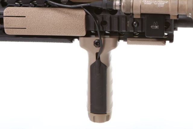 American Defense Manufacturing BattleGrip Quick Detach Vertical Grip Insight Flat Dark Earth - American Defense Manufacturing