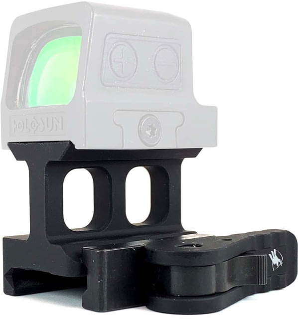 EDEMO American Defense Manufacturing Holosun 509T QD Mount Titanium Lever Lower 1/3 Co-Witness Mount Height Black AD-509T-11-TL EDEMO1 - American Defense Manufacturing