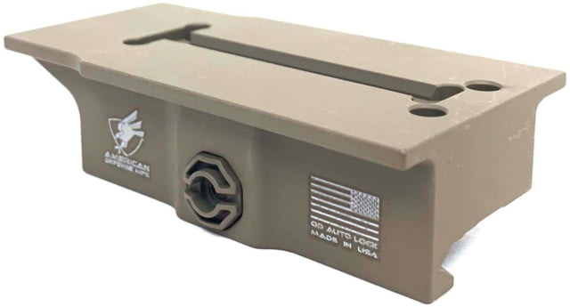 American Defense Manufacturing Holosun 510C Mount Standard Legacy Lever Lower 1/3 Co-Witness Mount Height Cerakote FDE - American Defense Manufacturing