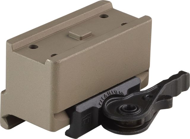 American Defense Manufacturing One Piece Mount Co-Witness for the Aimpoint T1 Optic Flat Dark Earth AD-T1-10 STD FDE-TL - American Defense Manufacturing