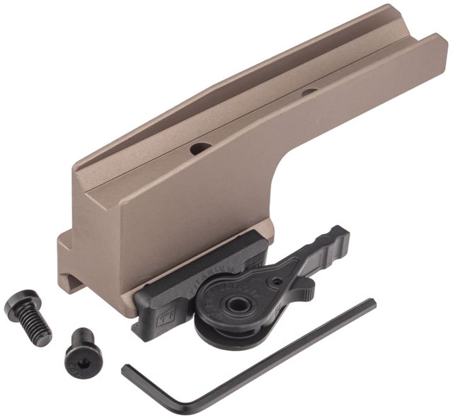 American Defense Manufacturing American Defense Manufacturing QD Auto Lock Cantilever ACOG Base Flat Dark Earth Small - $130.78 at Optics Planet