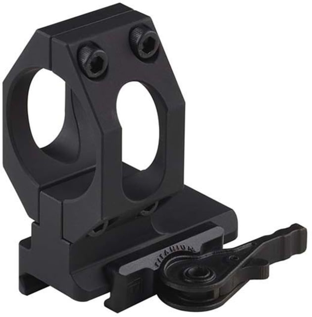 American Defense Manufacturing AD-68 Aimpoint M68/CompM2/Pro Red Dot Sight Mount Titanium QD Lever Black 1.5 in