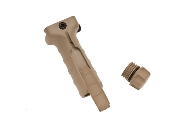 American Defense Manufacturing Tango Down Vertical Grip w/Surefire Switch Pocket Standard Legacy Lever Flat Dark Earth - American Defense Manufacturing